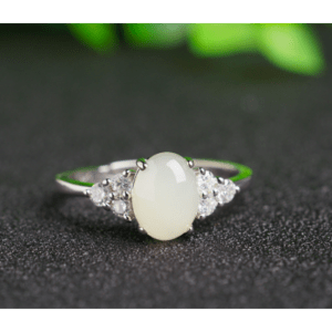 Jade Marquise Diamond Engagement Ring - View from the Top