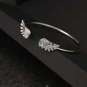 Diamond Angel Wing Bracelet - Heavenly Jewelry