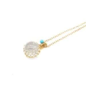 Natural White Crystal Pendant with Sparkling