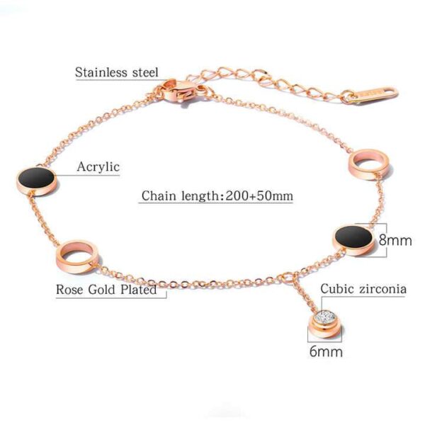 Anklet Women's Simple Ankle and Foot Chain - Minimalist Jewelry. Perfect for everyday wear