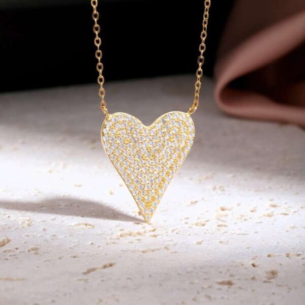 Light Heart Necklace Love Pendant | Express Your Affection in Style