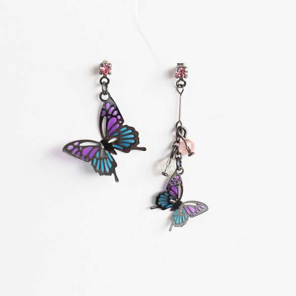 Blue Butterfly Earrings - Embrace Fashionable Elegance