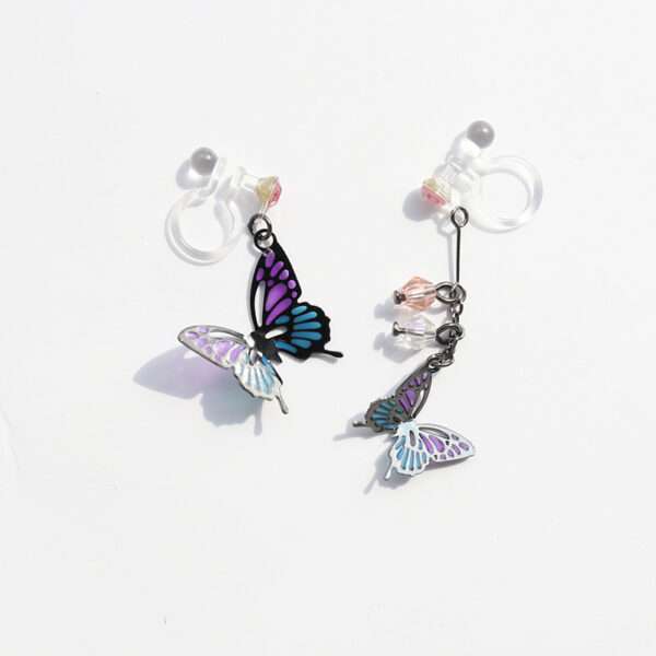 Blue Butterfly Earrings - Embrace Fashionable Elegance