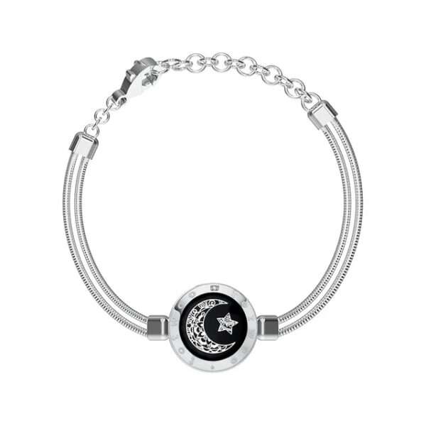 Sun and Moon Touch Bracelet for Couples - Stay Connected Across Any Distance